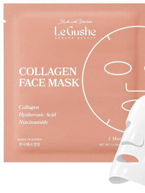 Overnight Face Masks with Collagen and Niacinamide Gentle Formula 4 Packs